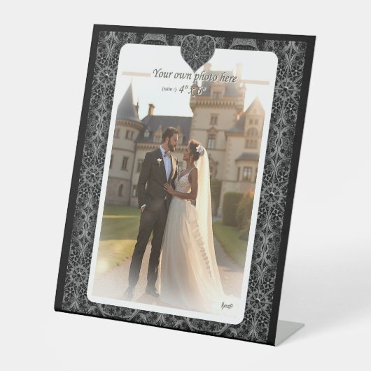 セラミックレースブラック 台座サイン (正面)