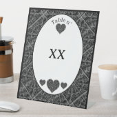 セラミックレースブラック 台座サイン (インサイチュ)