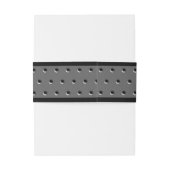 セラミックレースブラック 招待状ベリーバンド (裏面例)