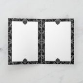 セラミックレースブラック 招待状 (内部)