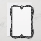 セラミックレースブラック 招待状 (裏面)