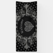 セラミックレースブラック 横断幕 (縦)