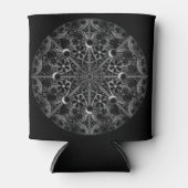 セラミックレースブラック 缶クーラー (正面)