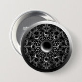セラミックレースブラック 缶バッジ (正面&裏面)