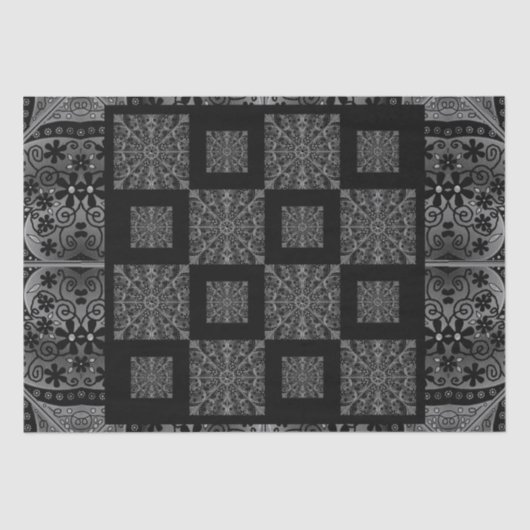 セラミックレースブラック 薄葉紙 (正面)