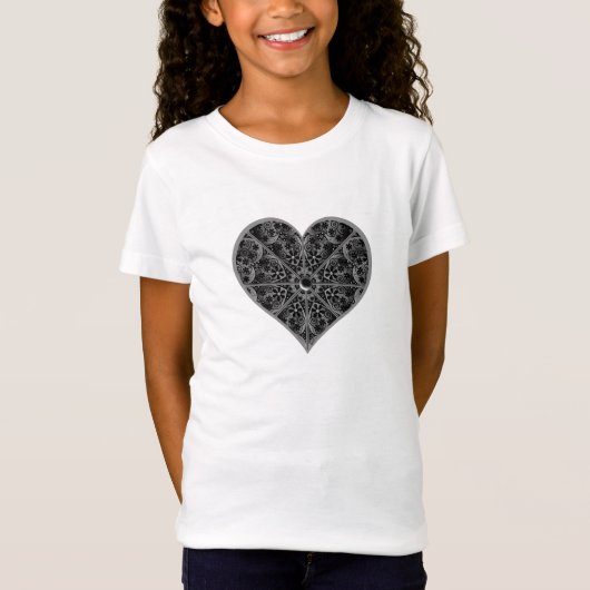 セラミックレースブラック Tシャツ (正面)
