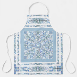 セラミックレースライトブルー エプロン