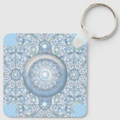 セラミックレースライトブルー キーホルダー (裏面)
