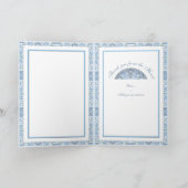 セラミックレースライトブルー サンキューカード (内部)