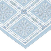 セラミックレースライトブルー ショートテーブルランナー (コーナー)