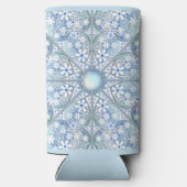 セラミックレースライトブルー スリム缶クーラー (裏面)