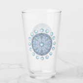 セラミックレースライトブルー タンブラーグラス (裏面)