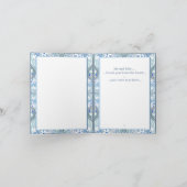 セラミックレースライトブルー ノートカード (内部)