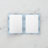 セラミックレースライトブルー ノートカード (内部)
