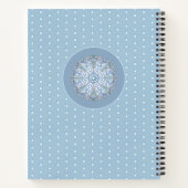 セラミックレースライトブルー ノートブック (裏面)
