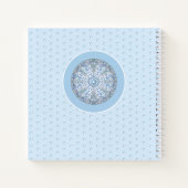 セラミックレースライトブルー ノートブック (裏面)