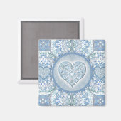 セラミックレースライトブルー マグネット (正面/裏面)