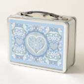 セラミックレースライトブルー メタルランチボックス (裏面)