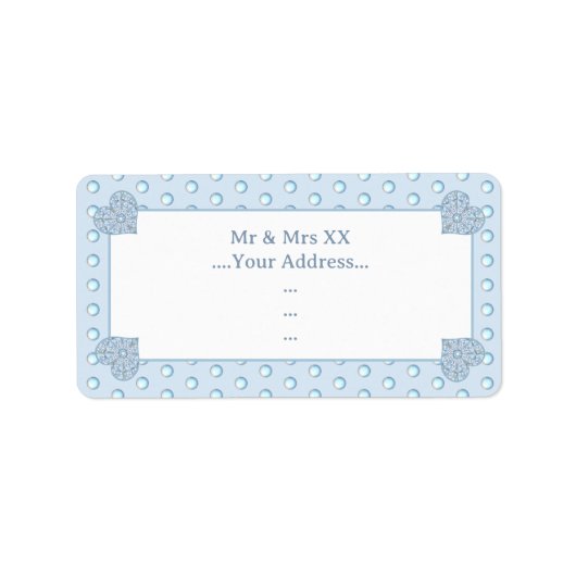 セラミックレースライトブルー ラベル (正面)