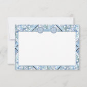 セラミックレースライトブルー 出欠カード (裏面)