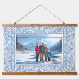 セラミックレースライトブルー 吊り下げ型タペストリー