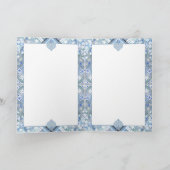 セラミックレースライトブルー 招待状 (内部)