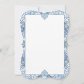 セラミックレースライトブルー 招待状 (裏面)