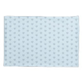 セラミックレースライトブルー 枕カバー (裏面)