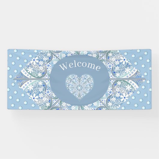 セラミックレースライトブルー 横断幕 (横)