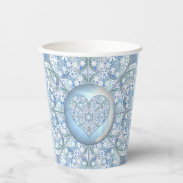 セラミックレースライトブルー 紙コップ