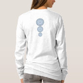 セラミックレースライトブルー Tシャツ (裏面)