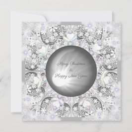 セラミックレース グレー&スノーフレーク シーズンカード