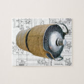 セラミック伝送管回路図 ジグソーパズル (横)