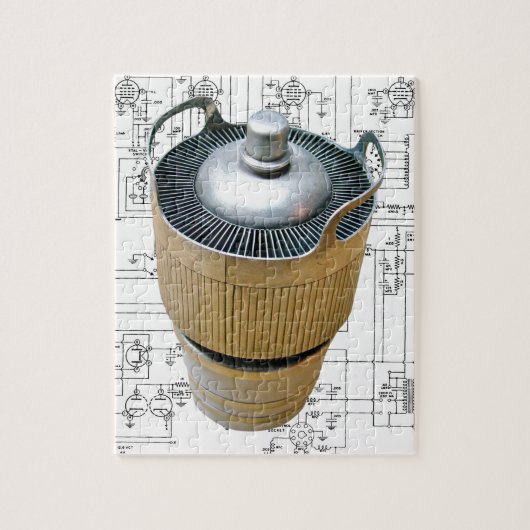 セラミック伝送管回路図 ジグソーパズル (縦)