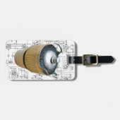 セラミック伝送管回路図 ラゲッジタグ (正面横)