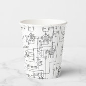 セラミック伝送管回路図 紙コップ (裏面)