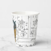 セラミック伝送管回路図 紙コップ (左)