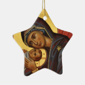 セラミック出生スターオーナメント セラミックオーナメント (右)