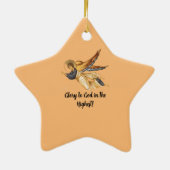 セラミック出生スターオーナメント セラミックオーナメント (裏面)