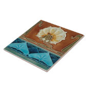 セラミック壁タイル暖炉アールヌーボースタイル タイル (側面)