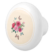 セラミック引き出しノブ – フローラ セラミックノブ (右)