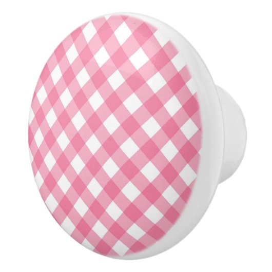 セラミック引き出し/ドアの引き出し – ピンクラティス セラミックノブ (右)