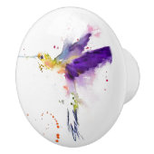 セラミック引き出し/ドアノブ – ハミングバード セラミックノブ (右)