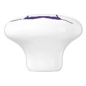 セラミック引き抜き/ドアノブ航海の- Lighthouse セラミックノブ (側面)