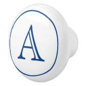 セラミック文字ノブヴィンテージスタイル セラミックノブ (右)