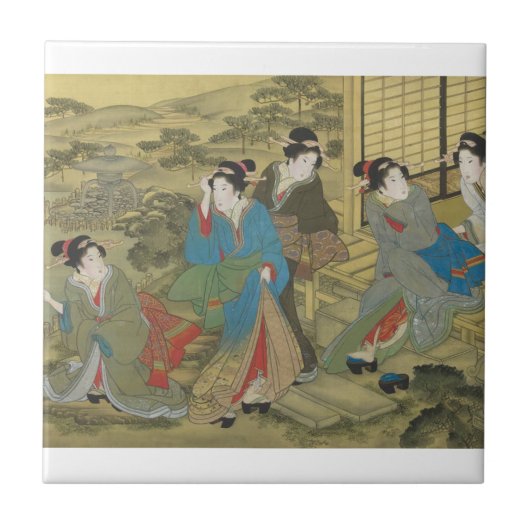 セラミック日本のタ伝統的イル タイル (正面)