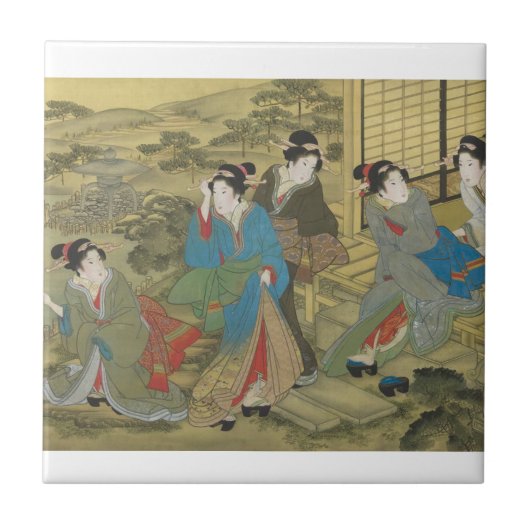 セラミック日本のタ伝統的イル タイル (正面)