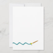 セラミック絵を描の誕生日パーティー 招待状 (裏面)