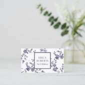 セラミック美しいサロンヴィンテージフローラアポイントメント 予約カード (スタンド正面)