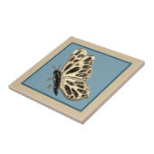 セラミック蝶タイル金ゴールドと黒 タイル (側面)